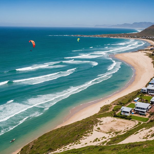 Où trouver les meilleures plages pour le kitesurf en Afrique du Sud?